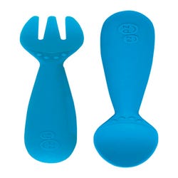 Image for ezpz Mini Utensils, Blue, Set of 2 from School Specialty