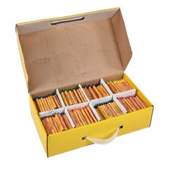 Image for School Smart Crayons, Standard Size, Assorted Colors, Pack of 800 from School Specialty
