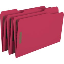 Image for Smead Reinforced Fastener Folder, Legal Size, Red, Pack of 50 from School Specialty