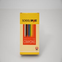 Image for School Smart Triangular Crayons, Assorted Colors, Set of 16 from School Specialty