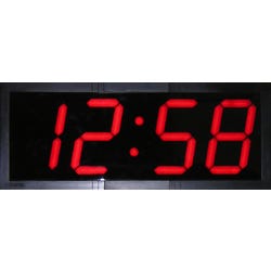 Image for School Smart Large LED Wall Clock with Remote Control, 28 x 11-1/4 Inches from School Specialty