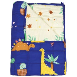 Image for Animal Fun Weighted Blanket, Dino Land from School Specialty