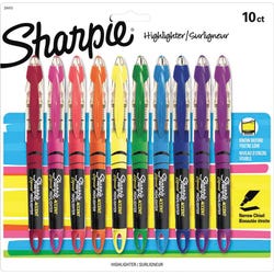 Image for Sharpie Accent Non-Toxic Liquid Pen Highlighter, Chisel Tip, Assorted Fluorescent Colors, Pack of 10 from School Specialty