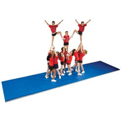 Image for FlagHouse Cross-Linked PE Mat with 2 Sided Hook and Loop Fasteners, 2 Inches Thick, Royal Blue from School Specialty