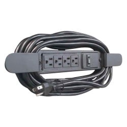 Image for MooreCo Power Strip Plus Surge Protection, 25 Foot Cord, Cord Winder, 4 Outlet from School Specialty