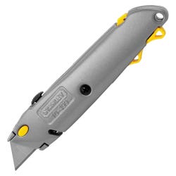 Image for Stanley Bostitch Heavy Duty Quick Change Utility Knife, 6 in L, Metal Handle, Black from School Specialty