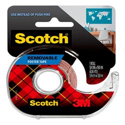 Image for Scotch 109 Removable Poster Tape, Double-Sided, 0.75 x 150 Inches, Clear from School Specialty