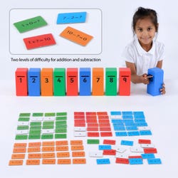 Image for Educational Advantage Addition and Subtraction Posting Game from School Specialty