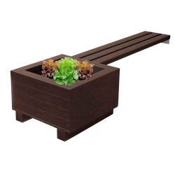 Image for Copernicus Outdoor Planter Bench, Add-on, 18-1/2 x 86-3/4 x 27-1/2 Inches from School Specialty