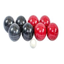 Image for Triumph Sports Bocce Ball Set, 100mm Resin, Red and Black from School Specialty