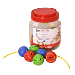 Childcraft Toddler Manipulatives Baby Beads, Set of 20 Item Number 1500798