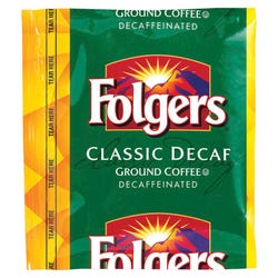 Image for Folgers Classic Roasted Decaffeinated Pre-Measured Coffee Pack, 1.5 oz, Pack of 30 from School Specialty