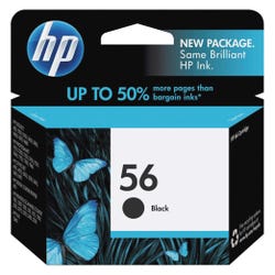 Image for HP 56 Ink Cartridge, C6656AN, Black from School Specialty