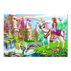 Image for Melissa & Doug Fairy Tale Castle Floor Puzzle, 48 Pieces from School Specialty