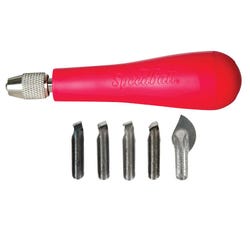 Speedball Linozip Adjustable Pull Type Cutter Set, Number 37, Set of 6 Item Number 380966