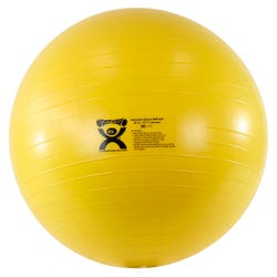 Image for CanDo Inflatable Exercise Ball, Extra Thick ABS, 18 Inches, Yellow from School Specialty