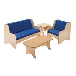 Image for Childcraft Family Living Room Set, Blue, Set of 4 from School Specialty