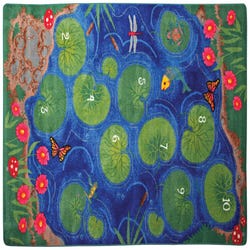 Image for Flagship Carpets Hopscotch Pond Carpet, 6 x 9 Feet, Rectangle from School Specialty
