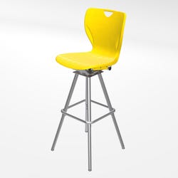 Classroom Select Contemporary Swivel Stool, Adjustable Height 4001767