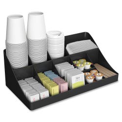 Image for EMS Mind Coffee Condiment Organizer, Black from School Specialty
