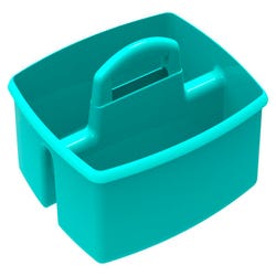 Image for Storex Large Caddy, 13 x 11 x 6-3/8 Inches, Teal, Pack of 6 from School Specialty