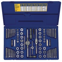 Image for Hanson 76-Piece Machine Screw/Fractional/Metric Tap and Hex Die Set, Set of 76 from School Specialty