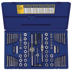 Image for Hanson 76-Piece Machine Screw/Fractional/Metric Tap and Hex Die Set, Set of 76 from School Specialty