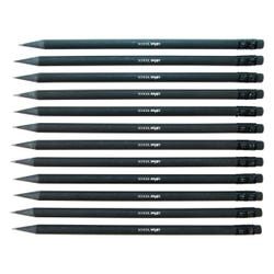 Image for School Smart BioFiber No. 2 Pencils, Pre-Sharpened, Black, Box of 12 from School Specialty