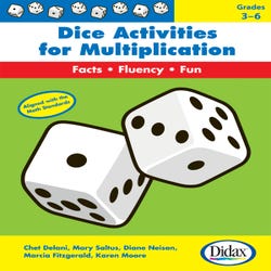Image for Didax Dice Activities for Multiplication from School Specialty
