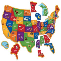 Image for Learning Resources Magnetic U.S. Map Puzzle from School Specialty
