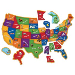Image for Learning Resources Magnetic U.S. Map Puzzle from School Specialty