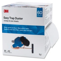 3M Easy Trap Duster 8 in x 6 in, 60 Sheets, White, Item Number 1572118