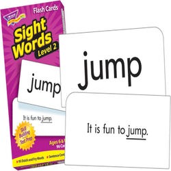 Image for Trend Enterprises Sight Words Level 2 Flash Cards, Set of 96 from School Specialty