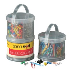 Image for School Smart Vinyl Coated Teachers Clip and Pin Set, Set of 3 from School Specialty