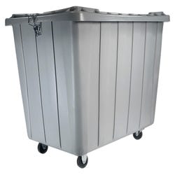 Image for Shirley K's Wheeled Storage Container with Lid, 38-3/8 x 26-1/2 x 25-3/4 Inches, Gray from School Specialty