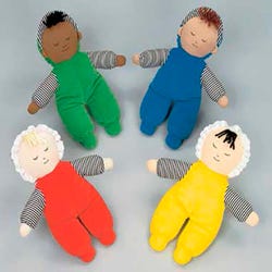 Image for Children's Factory Baby's First Dolls, Set of 4 from School Specialty