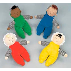 Image for Children's Factory Baby's First Dolls, Set of 4 from School Specialty