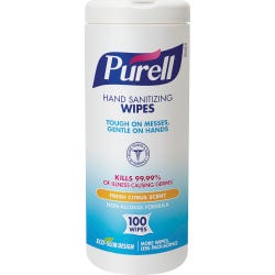 Image for Purell Textured Sanitizing Wipe, 100 Wipes, White from School Specialty
