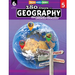 Image for Shell Education 180 Days of Geography for Fifth Grade from School Specialty