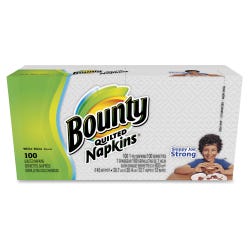 Image for Bounty Everyday Napkins, 12 x 12 Inches, Pack of 100 from School Specialty