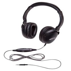 Image for Califone NeoTech Plus 10171MT Premium, Over-Ear Stereo Headset with Inline Microphone, 3.5mm Plug, Black from School Specialty