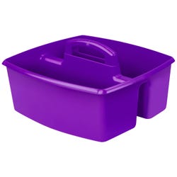 Image for Storex Large Caddy, 13 x 11 x 6-3/8 Inches, Purple, Pack of 6 from School Specialty