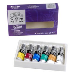Image for Winsor & Newton Artisan Water-Mixable Oil Colors, Assorted Colors, 1.25 Ounces, Set of 6 from School Specialty