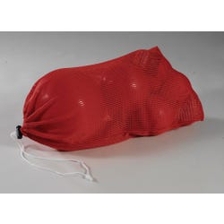 Image for Sportime Heavy-Duty Mesh Storage Bag, 24 x 30 Inches, Red from School Specialty