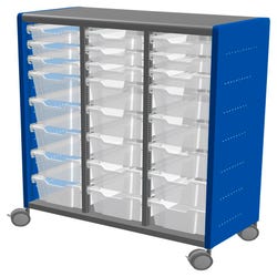Image for Classroom Select Geode Tall Cabinet, Triple Wide with Totes from School Specialty