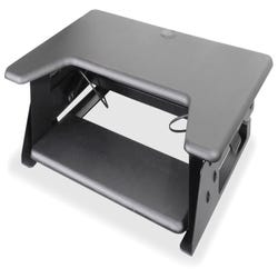 Image for Kantek Sit to Stand Desk Riser, 35 x 24 x 5-1/4 Inches, Black from School Specialty