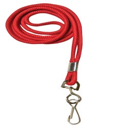 Image for C-Line Standard Lanyard with Swivel Hook, Red from School Specialty