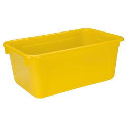 Image for School Smart Storage Tray, 7-7/8 x 12-1/4 x 5-3/8 Inches, Yellow from School Specialty