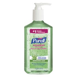 Image for Purell Advanced Hand Sanitizer, 12 Ounce Pump Bottle, Clear Green from School Specialty