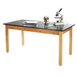 Image for Palo Verde Designs Lab Table, 48 x 24 x 30 Inches, Top Lab Plus, Natural Finish from School Specialty